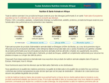 Tablet Screenshot of alimentation-animale-afrique.com
